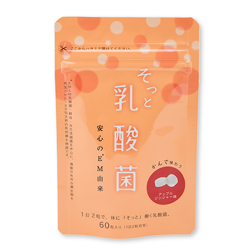 そっと乳酸菌　60粒（約1ヶ月分）
