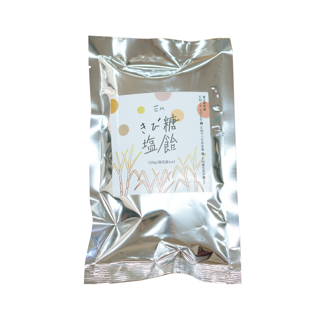 EMきび糖塩飴　100g