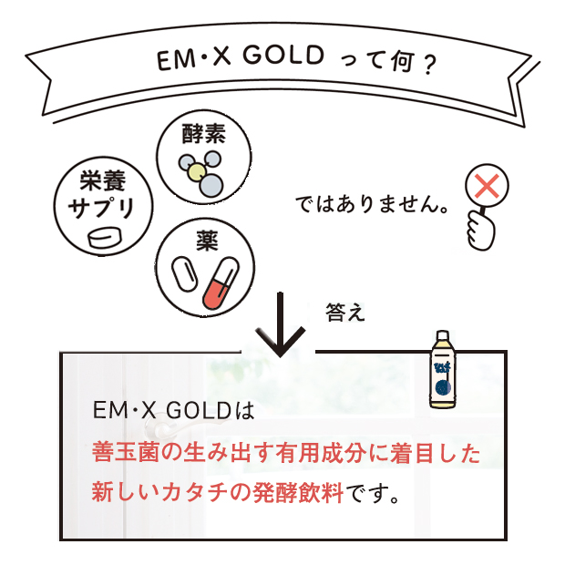 EM・X GOLD（イーエムエックスゴールド） 10ml×10包 - EM生活公式 ...