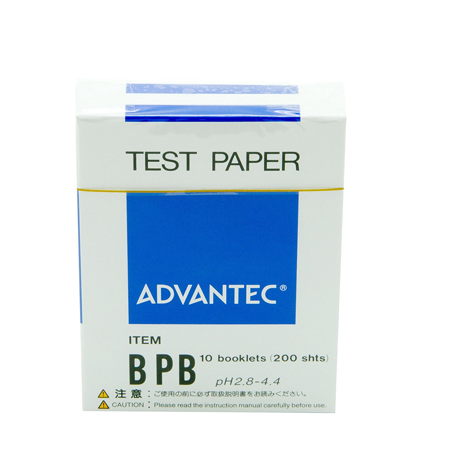 pH試験紙 200枚入（BPB pH2.8-4.4）