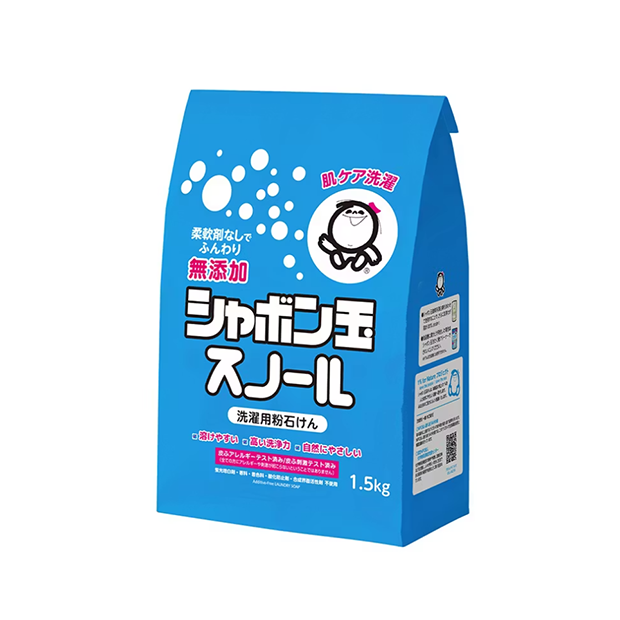 シャボン玉粉石けんスノール紙袋　1.5kg