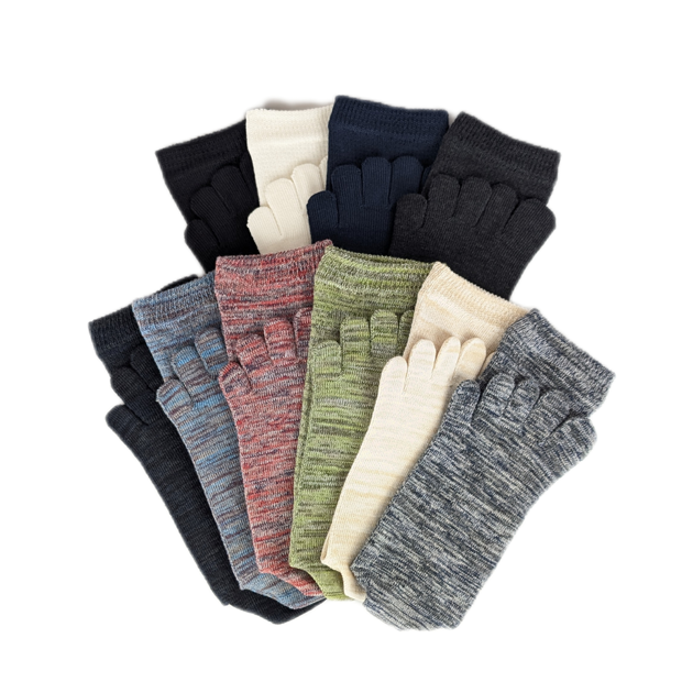 5本指 レギュラーソックス 雅（MIYABI）　25～27㎝