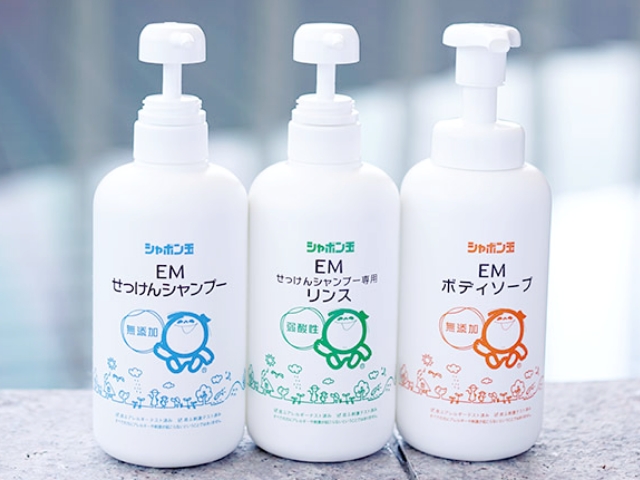 シャボン玉 EMせっけんシャンプー 本体 520ml - EM生活公式オンライン